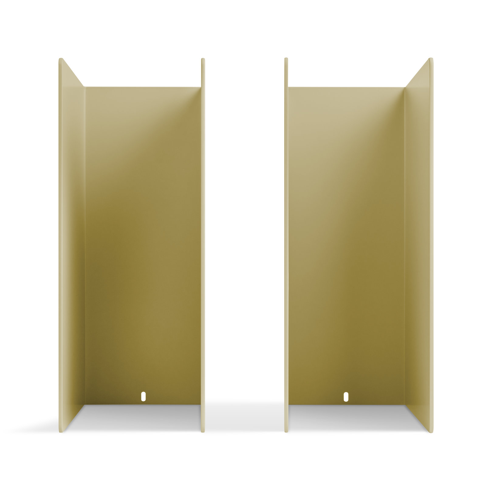Tabs Office Bookends, Ochre
