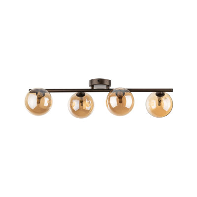 Aspers Glass Semi Flush Mount