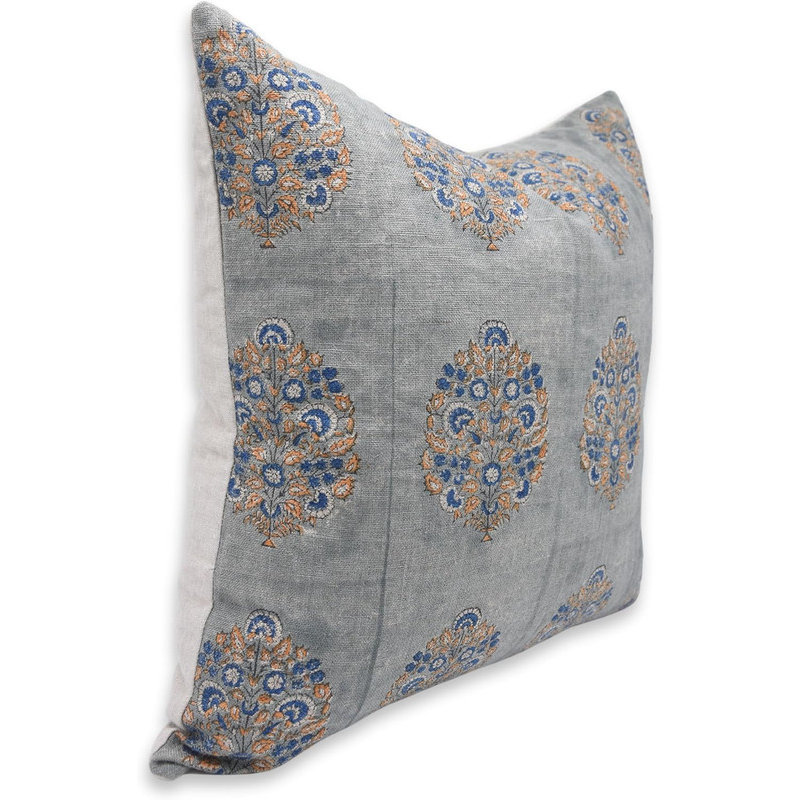 Linen Square Indoor/Outdoor Pillow Cover, 14" x 14"