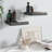Wall Shelf Floating Shelf Wall Mounted Display Shelf for Photo Frame-1523103263-1523103252