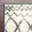 Tapis beige à motif géométrique Alida-961849115