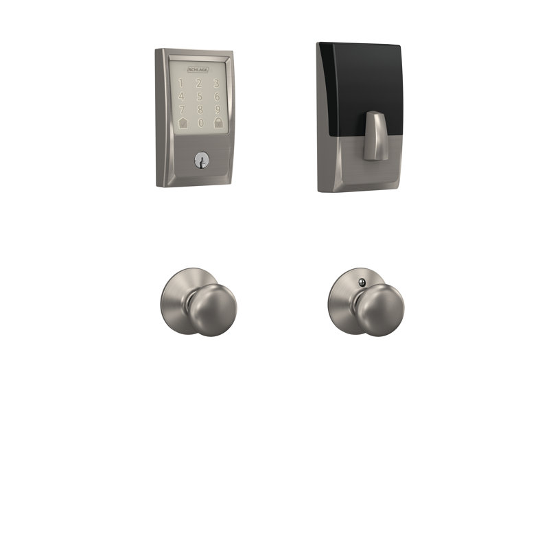 Encode Single Cylinder Smart Deadbolt, Nickel, Yes