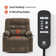 27.2'' Seat Width Dual Motor Power Recliner Lift Chair with Dual Heating, Infinite Position, Fabric Upholstered