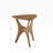 Blaze Triangle Wood Side Table