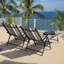 Chaise longue inclinable 55,91 po Bowlin