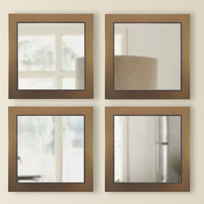 Doylestown Wood Flat Wall Mirror