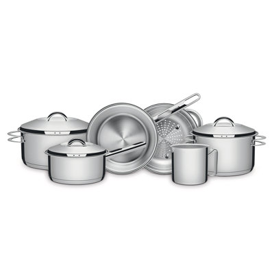 Solar 9 - Piece Stainless Steel Cookware Set