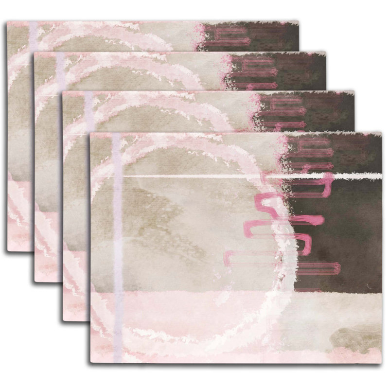 Napperon abstrait en polyester