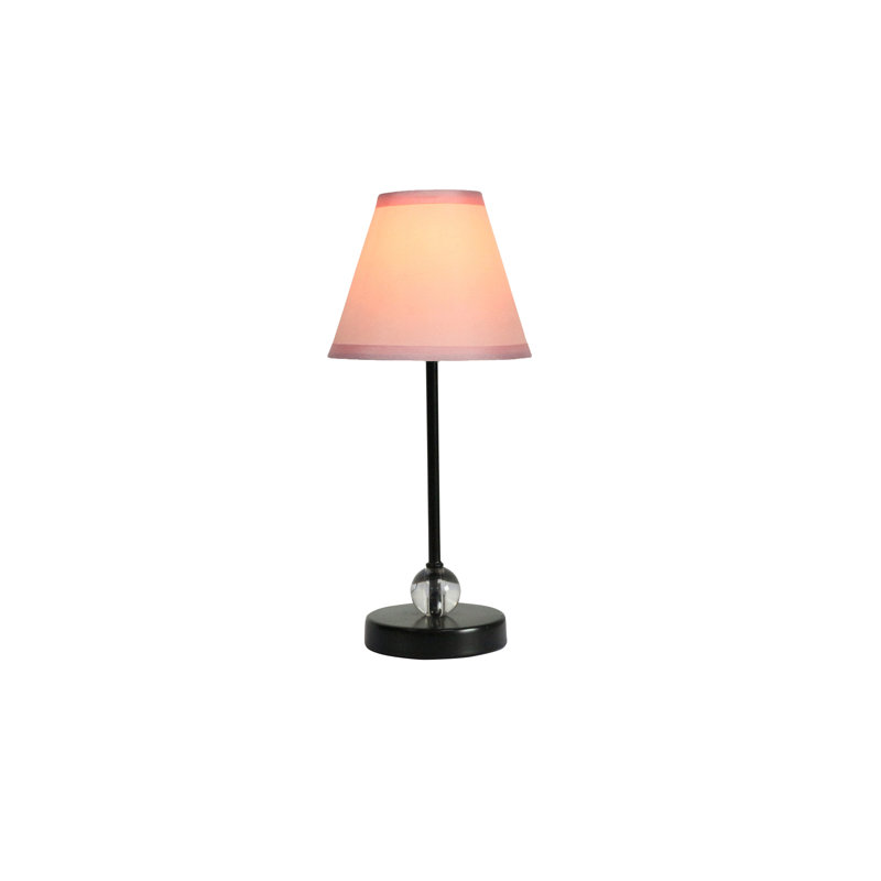 Lampe de table 15 po Morello, Rose, Noir