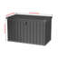 Living And Home 123.5cm W Steel Deck Box in Black