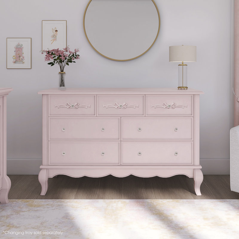 Aurora Kids 7 - Drawer Dresser, Dusty Rose