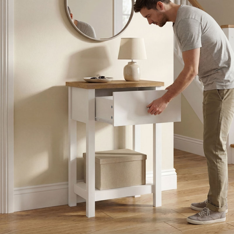 Beacsfield 50cm Console Table, White