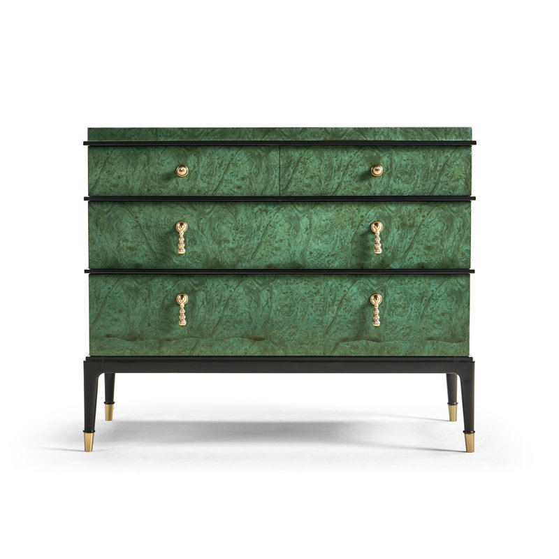 Jacques 4 - Drawer Dresser, Green