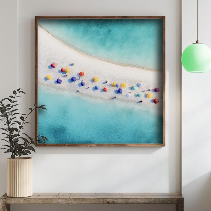 Peinture décorative en panneau de fibres à densité moyenne, 19.69" H x 19.69" W