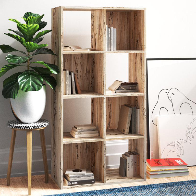 Bridgnorth Bookcase, (6 Shelves) 35" H x 24" W x 12" D, Whitewash