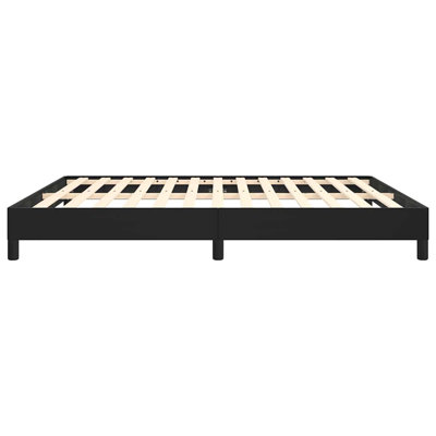 Strath vidaXL Bed Frame, Faux Leather Upholstered Platform Bed Frame, No Mattress