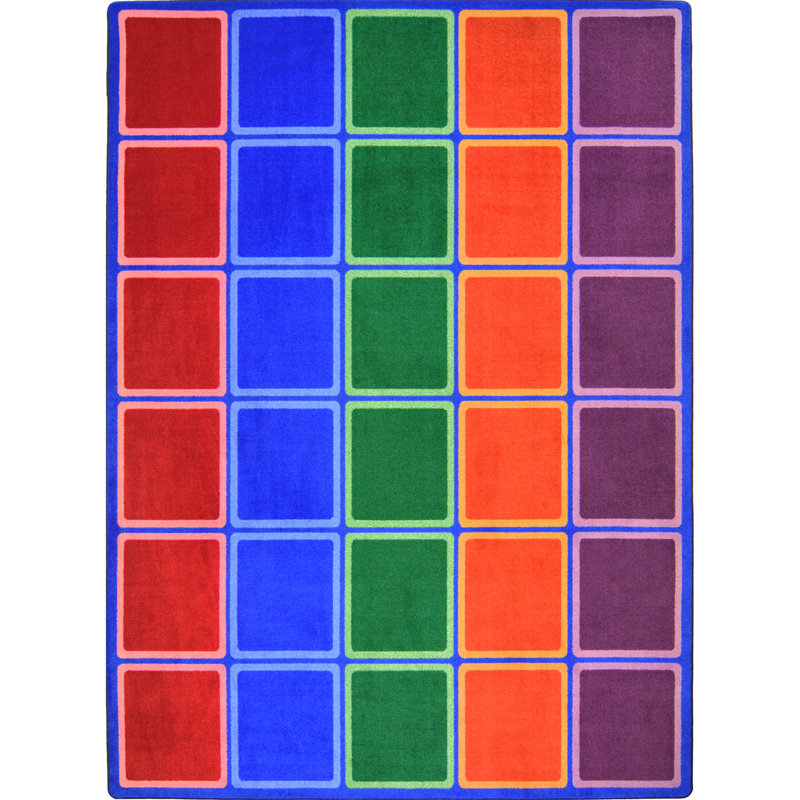 Tapis Kid Essentials Blocks Abound, Rectangle 7 pi 8 po x 10 pi 9 po