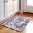 Machine Washable Indoor/Outdoor Xhevrie Purple Rug-864622278