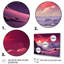 "Mauve et rose", homme perdu dans le désert II - décorations spatiales 5 pièces-559310341