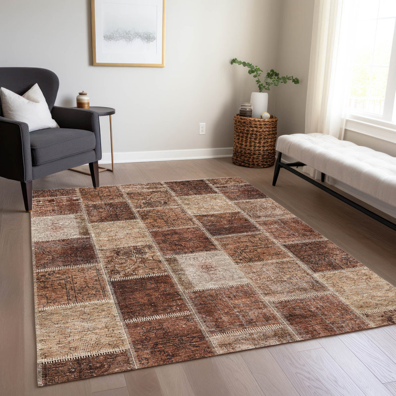  Malchow Non-Slip Indoor Door Mat, Rectangle 5' x 7'6"
