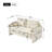  58.66'' 2-Seater High Knit Fabric Sofa with Toss Pillows – Solid Wood Frame 600 Lbs Capacity for Living Rooms, Apartments, Office-528094163