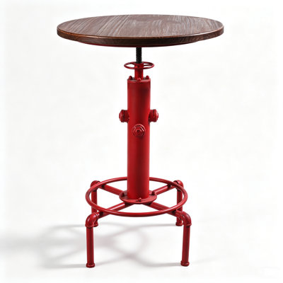 Table bistro industrielle 32,28 à 36,22 po