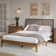 Bollen Solid Wood Upholstered Headboard Bed Frame