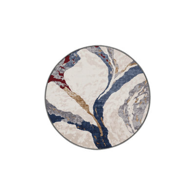 Machine Washable Gray Area Rug
