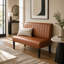 Banc de 39 po en similicuir moderne