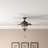 52" Glencrest 5 - Blade Standard Ceiling Fan with Pull Chain and Light Kit Included