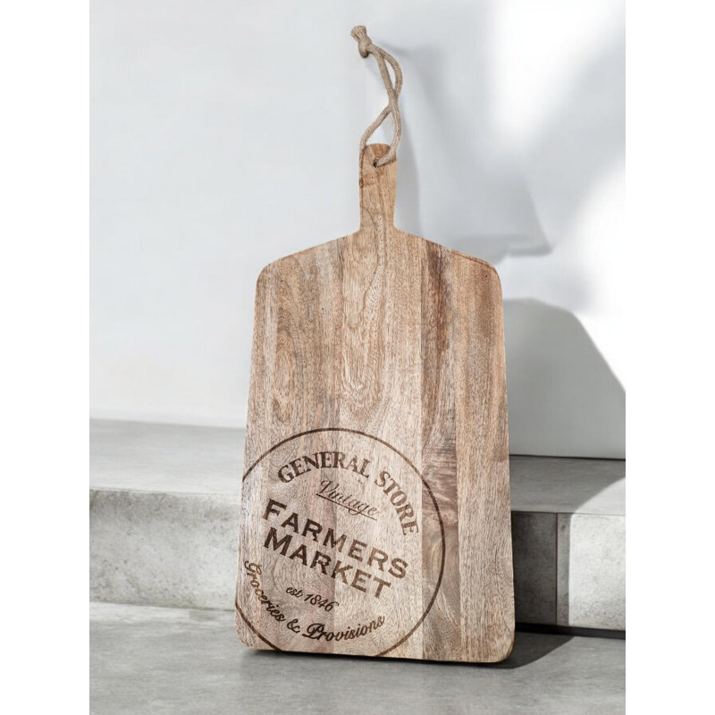 Geko Oak Wood General Store Chopping Board 50Cm