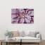 Purple Petal Bloom Abstract Delicate Elegant Lavender Flower Nature Wall Art Print 1 Piece Wrapped Canvas Wall Art-619647546