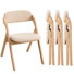 Chaise rembourrée empilable rembourrée et rembourrée