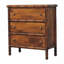 Commode à 3 tiroirs en bambou massif brun