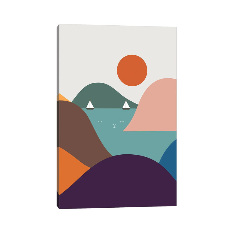 Cat Landscape XII by Lim Heng Swee - Wrapped Canvas Print, 20.32 cm H x 30.48 cm W