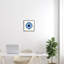 Abstrait bleu mauvais œil, art mural texturé giclée par Ziwei Li_aq-545-809906425-809906426