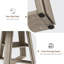 Ensemble table et chaises extensibles gain de place avec chaises rembourrées et rangement, pour 4 à 8 personnes-1584029424-1584029439