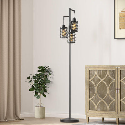70-Inch Industrial Floor Lamp