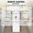 20" Retro Crystal Ceiling Fan with Light Kit and Remote Control-966798150