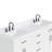 Thornaby 66'' Solid Wood Double Bathroom Vanity with 1.5'' Carrara Quartz Top-109992032-68060769