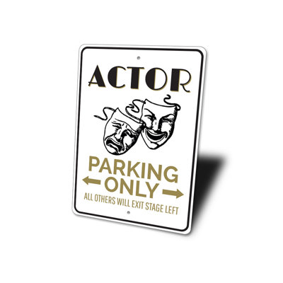 Plaque en aluminium Drama Mask