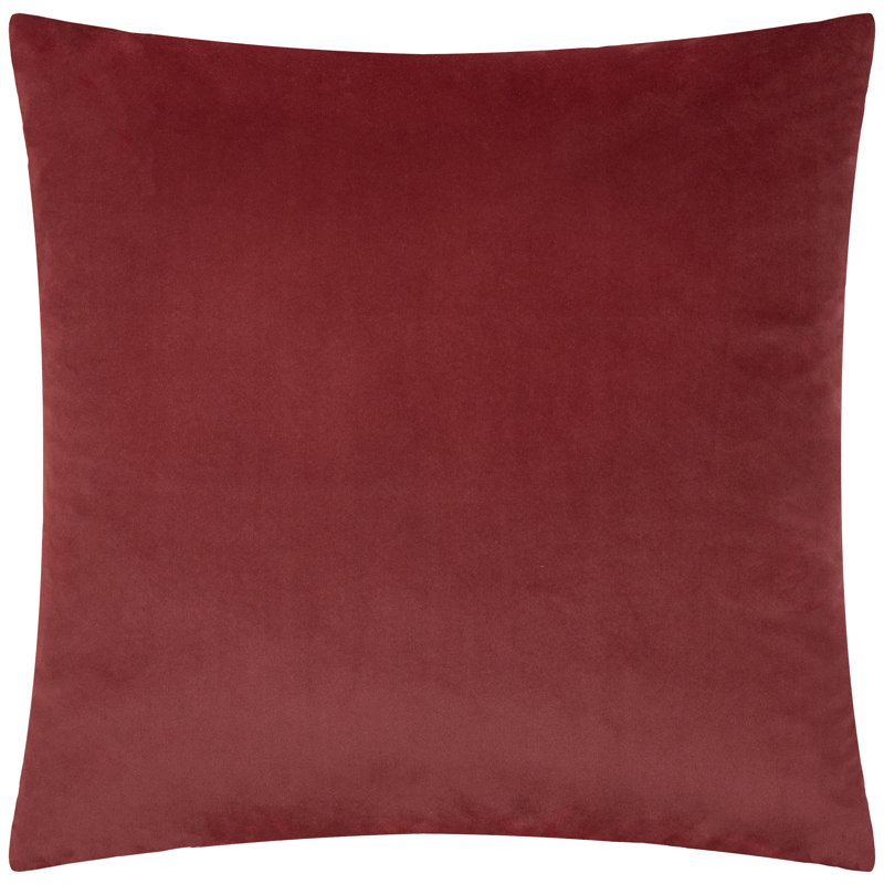 Savoy Stripe Striped Square Cushion, Pillow Cover Only - No Insert, Red