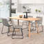 Chaise d'appoint rembourrée en similicuir-1862001559