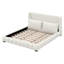Lit plateforme tapissier avec coutures et 2 coussins-1525681014-1525681019