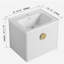 Meuble-lavabo de 60 po à fermeture en douceur avec lavabo et petite tablette de rangement. Bvc06360gwh