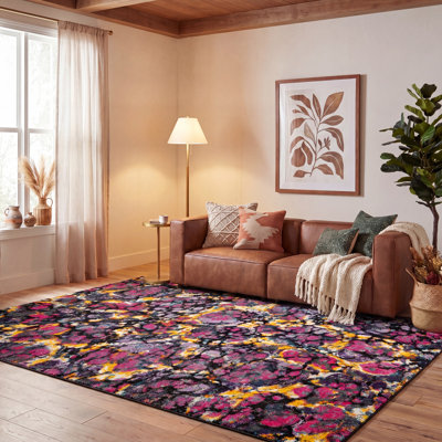 Tapis performance à motif abstrait Cleveland