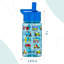 Bouteille d'eau 16 oz Wildkin Kids - Tritan sans BPA, couvercle étanche, durable et facile à nettoyer - trains, avions et camions-123062206