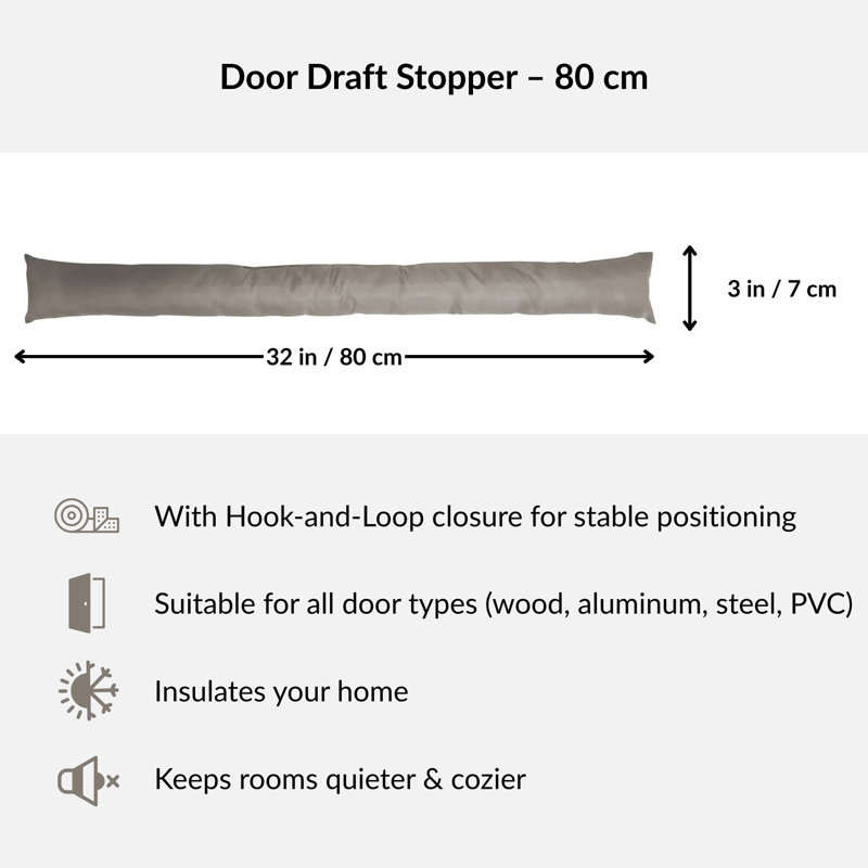 Bouchon de tirage taupe 32 po, Taupe
