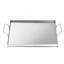 Batterie de cuisine pour barbecue 23 po x 16 po à plaque plate universelle en acier inoxydable