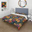 Ensemble de housse de couette Multicolor Hibiscus Tropical Flowers I - Tropical-673010660